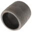 2-1/2" x Close Schedule 80 Heavy Duty Black Nipple