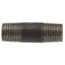 3/8" x 2" Schedule 80 Heavy Duty Black Nipple