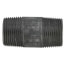 1" x 2-1/2" Schedule 80 Heavy Duty Galvanized Nipple