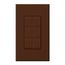 Nova T, 6-Port Frame, Field Customizable, Fits Architectural-Style Wall Plates,w/ Wall Plate, Sienna
