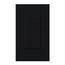 Nova T Blank Insert for Architectural Matte Wall Plates, Single Gang Wall Plate Included, Black