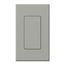 Nova T Blank Insert for Architectural Matte Wall Plates, Single Gang Wall Plate Included, Gray