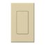 Nova T Blank Insert for Architectural Matte Wall Plates, Single Gang Wall Plate Included, Ivory