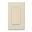 Nova T Blank Insert for Architectural Matte Wall Plates, Single Gangw/ Wall Plate, Light Almond,