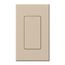 Nova T Blank Insert for Architectural Matte Wall Plates, Single Gang Wall Plate Included, Taupe