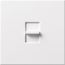 Nova T Wall Plate Kit, 1-Gang, Fits 1 Large Nova T/Nova Control, No Fins Broken, Matte Finish, White