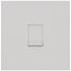 Nova T Wall Plate Kit, 1-Gang, Fits 1 Large Nova T/Nova Control, No Fins Broken, Matte Finish, White