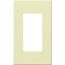 Nova T Wall Plate Kit, 1-Gang, Fits Small Accessory/Wall Keypad Insert, No Fins Broken, Matte Finish, Almond