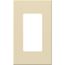 Nova T Wall Plate Kit, 1-Gang, Fits Small Accessory/Wall Keypad Insert, No Fins Broken, Matte Finish, Beige