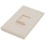 Nova T Wall Plate Kit, 1-Gang, Fits 1 Small NovaT/Nova Control, No Fins Broken, Matte Finish, Beige