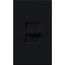 Nova T Wall Plate Kit, 1-Gang, Fits 1 Small NovaT/Nova Control, No Fins Broken, Matte Finish, Black