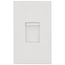 Nova T Wall Plate Kit, 1-Gang, Fits 1 Small NovaT/Nova Control, No Fins Broken, Matte Finish, White