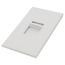 Nova T Wall Plate Kit, 1-Gang, Fits 1 Small NovaT/Nova Control, No Fins Broken, Matte Finish, White