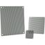 12" x 10" Perforated Panel for Small Enclosure Type 1 and 3R, Steel (Gray), A12N10PP