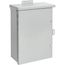 20" x 20" x 8" Medium Drip-Shield Hinged-Cover Type 3R, Steel (Gray), A20R208HCR