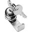 Latch Kit for Type 1 Enclosure and Hinged-Cover Pull Box, Keyed, Steel (Plated), AL12AR