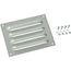 7.88" x 7.50" Louver Plate Kit, inch, Gray ANSI 61, Mild Steel, AVK66