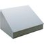 8" x 12" x 7.09" Consolet Enclosure Type 12, Gray ANSI 61, Mild Steel, C8C12