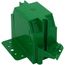 22 Cubic Inch 1-Gang New Work Non-Metallic Outlet Box w/ 4 Knockouts (3.5" x 2.37" x 3.75")
