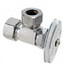 1/2" Nom Compression x 7/16" OD & 1/2" Slip-Joint Multi-Turn Angle Stop Valve (Rough Brass)