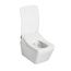 CWT4494049CMFG#MS Washlet + Sp Wall Hung Square Shape Toilet w/ Sx Bidet Seat & Duofit In Wall 1.28 & 0.9 GPF Dual Flush Tank System (Matte Silver)