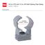 3/4" CTS or 1/2" IPS Self-Closing Pipe Clamp
