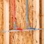 1/2" PEX Stub-Out Clamp with Bend Support for Light Angled Wall Bracket