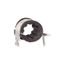3/4" CPVC/Copper Pipe Stub-Out Clamp for Light Angled Wall Bracket