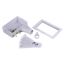 Eliminator CPVC, Bottom Mount Washing Machine Outlet Box w/ 1/4 Turn (Standard Pack)