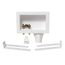 F1960 PEX Noham Washing Machine Outlet Box, 1/4 Turn (Contractor Pack)