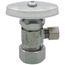 1/2" Nom Compression (5/8" OD) x 1/4" OD Compression Multi-Turn Angle Stop Valve, Lead Free (Chrome)