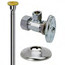 1/2" Nom x 3/8" OD Compression Toilet Supply Kit - Angle Stop, 20" Length (Chrome)