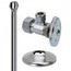 1/2" Nom x 1/2" OD Compression Faucet Supply Kit - Angle Stop, 20" Length (Chrome)
