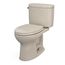 MS454124CEFG#03 Drake II 2-Piece Elongated 1.28 GPF Universal Height Toilet w/ CEFIONTECT & SS124 Softclose Seat, Washlet+ Ready (Bone)