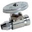 1/2" FIP x 1/2" OD Flare Multi-Turn Straight Stop Valve, Lead Free (Chrome)