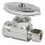 3/8" FIP x 3/8" OD Compression Multi-Turn Straight Stop Valve (Rough Brass)