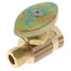 1/2" FIP x 3/8" OD Compression Multi-Turn Straight Stop Valve (Rough Brass)