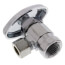 3/8" FIP x 3/8" O.D. Compr. Angle Stop Valve, Lead Free (Chrome Plated)