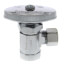 3/8" FIP x 3/8" O.D. Compr. Angle Stop Valve, Lead Free (Chrome Plated)