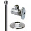 1/2" FIP x 3/8" OD Compression Faucet Supply Kit - Angle Stop, 15" Length (Chrome)