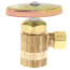1/2" FIP x 3/8" OD Compression Multi-Turn Angle Stop Valve, Lead Free (Rough Brass)