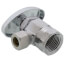 1/2" FIP x 3/8" O.D. Compr. Angle Stop Valve, Brass Stem, Lead Free (Chrome)