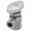 1/2" FIP x 3/8" O.D. Compr. Angle Stop Valve, Brass Stem, Lead Free (Chrome)