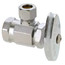 1/2" FIP x 1/4" OD Compression Multi-Turn Angle Stop Valve, Lead Free (Chrome)