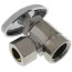1/2" FIP x 1/2" OD Compression Multi-Turn Angle Stop Valve, Lead Free (Chrome)