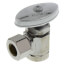 1/2" FIP x 1/2" OD Compression Multi-Turn Angle Stop Valve, Lead Free (Chrome)