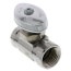 1/2" FIP x 1/2" FIP Multi-Turn Straight Stop Valve, Lead Free (Chrome)