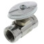 1/2" FIP x 1/2" FIP Multi-Turn Straight Stop Valve, Lead Free (Chrome)