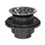 2" Testable ABS Round Shower Drain for Tile Bases (Stainless Steel)