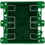 32 Cubic Inch 2-Gang Old Work Non-Metallic Outlet Box w/ 4 Wings & 8 Knockouts (3.5" x 4.06" x 4.25")